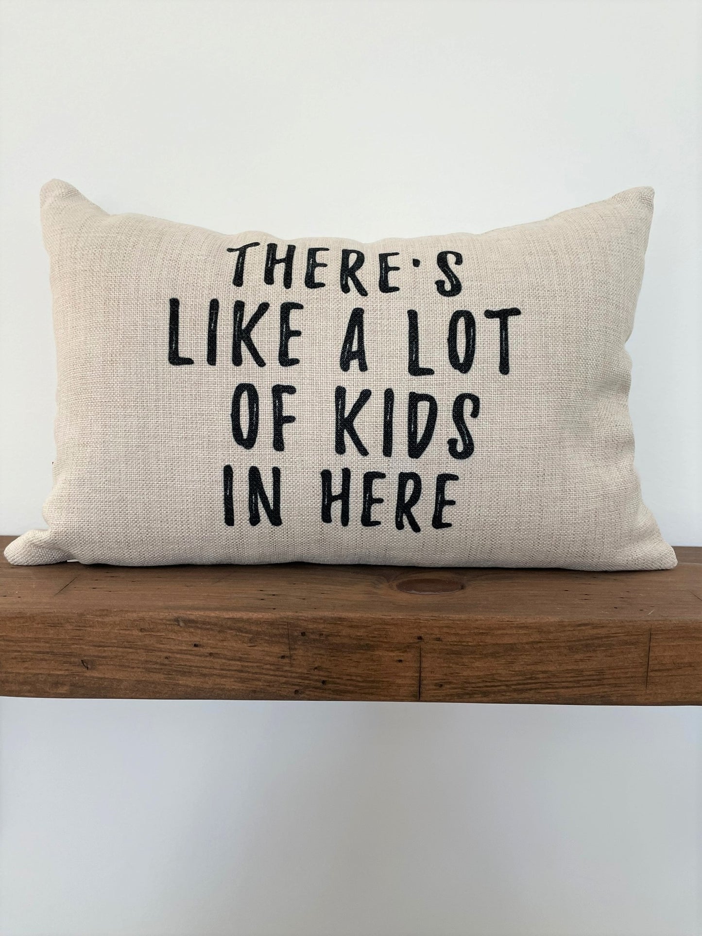 A Lot of Kids in Here Pillow